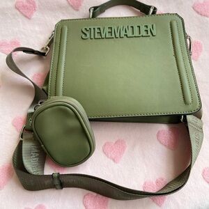 Steve Madden Olive Green Crossbody Set